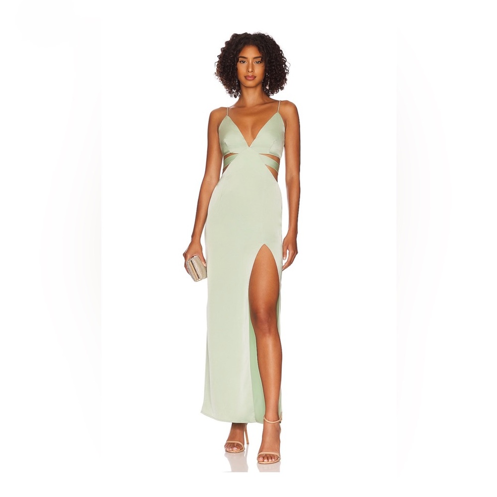 Superdown Stacie Maxi Dress in Sage